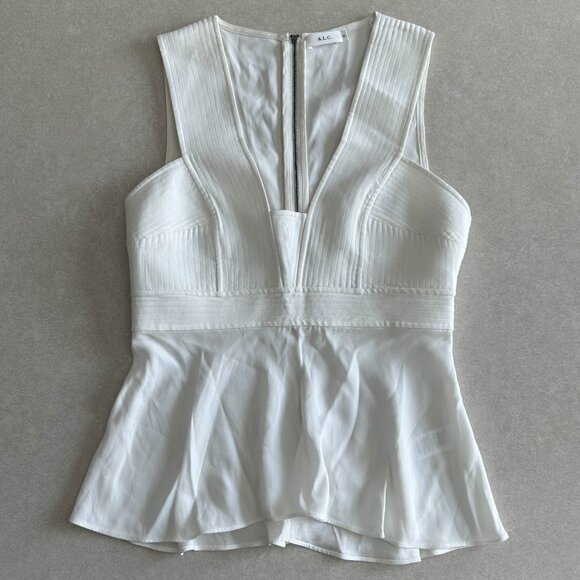 A.L.C. Leigh Top in White ASO Clary Fray - Picture 8 of 14